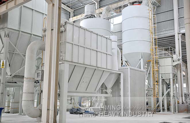 Limestone grinding plant in Colombia