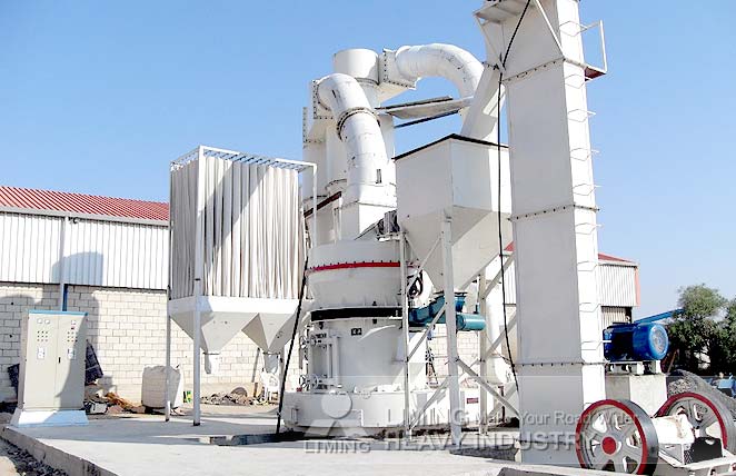 Gypsum processing grinding plant in Mexico