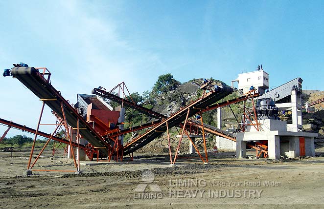 150 TPH rock crushing plant in Irkutsk, Russia 