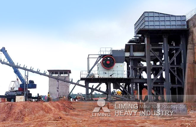 Granite Crushing line for Road Construction in Cameroon
