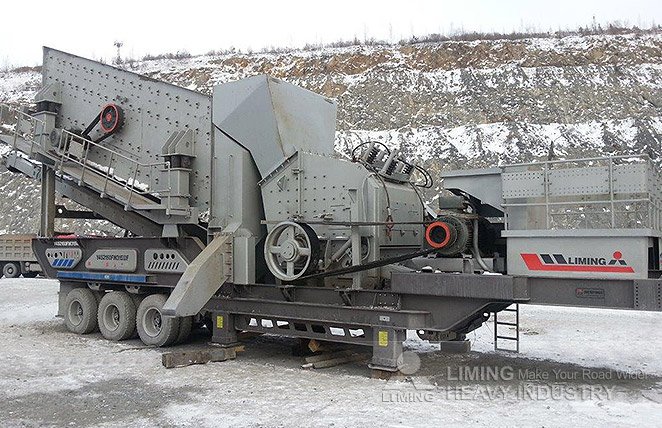 100tph river stone Mobile crushing lines in Kyrgyzstan