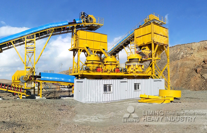 Processus de concassage et de séparation à sec de minerai de fer de 500 tph en Mongolie