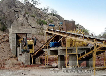 Ligne de production du calcaire de 150-200 TPH au Mozambique