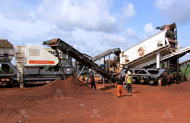 250 т/ч  мобильная дробильная установка для железной руды в Замбии