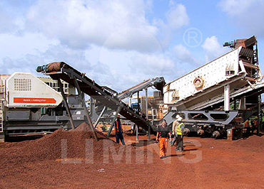 250tph projet de concassage mobile de minerai de fer à la Zambie