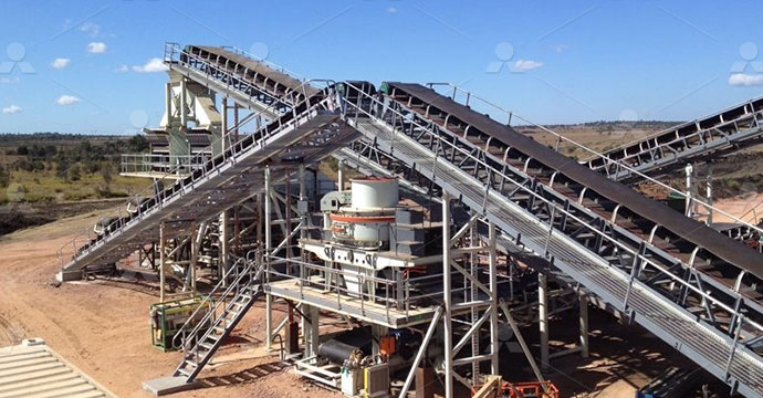 Stone Crushing line in Henan Province,Central China