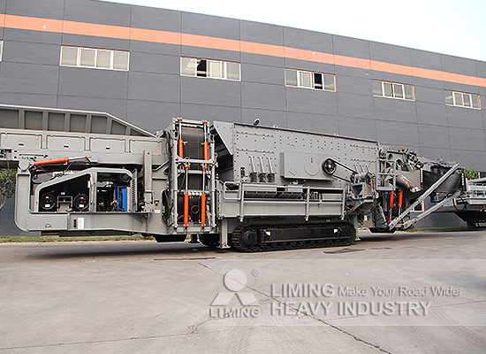 Mobile vibrating Screen