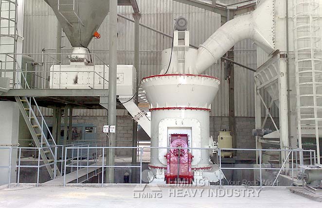 Produksi bubuk kalsium padat menggunakan vertical mill