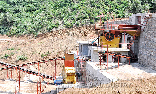 Silver ore beneficiation plant