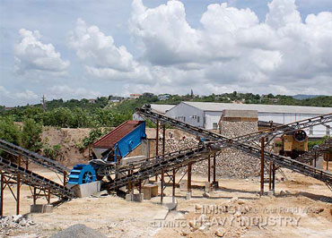250TPH Línea de Producción Arena de Piedra del Río en Jamaica