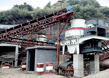 Station de concassage granit de 200 TPH en Afrique du sud