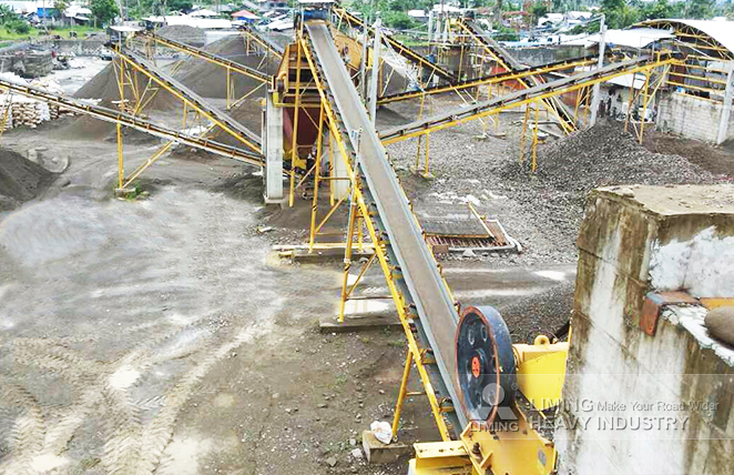 150tph river rock crushing line in Tacloban, Philippines