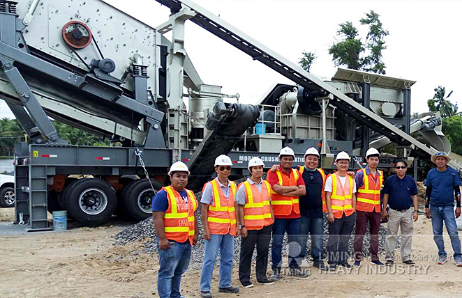 50tph river rock crushing line in Mindanao, Philippines