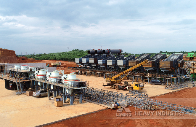600tph river stone sand making line in Changde, Hunan, China