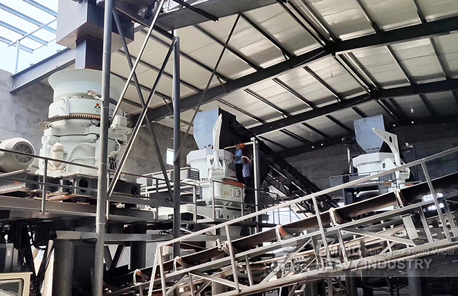 200tph pebble sand making line in Xiangyang, Hubei, China