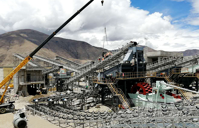 500tph river stone EPC crushing project in Lhasa, China