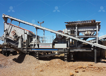 Línea de móvil de trituración de residuos de diamantes de 30-50tph en Sudáfrica