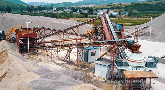 Ligne de production de galets de rivière de 140T/H a mis en service en Tunisie 