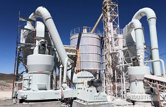 17T/H limestone grinding line in Xinjiang, China