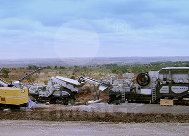 250tph ligne de production de granite en Russie